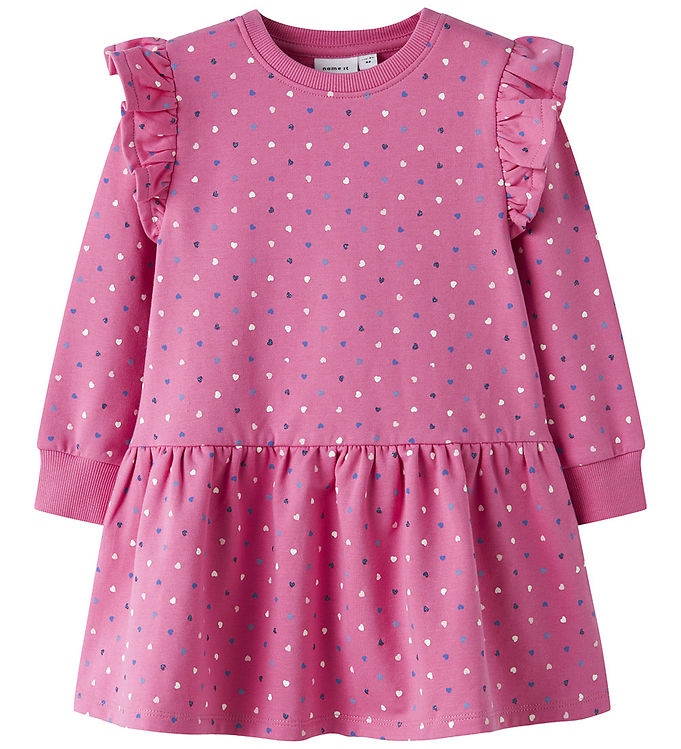 Name It Sweatkjole - NmfOeana - Pink Power