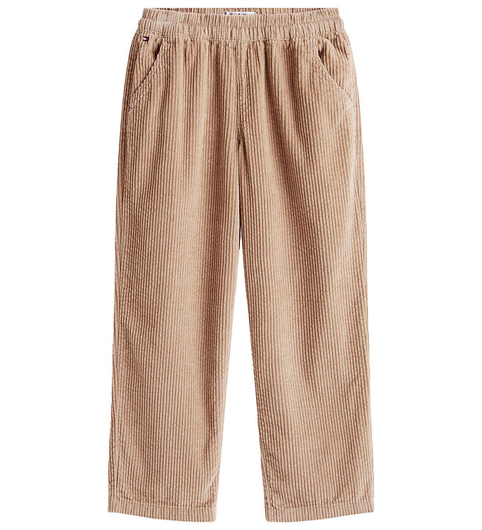 Tommy Hilfiger Fløjlsbukser - Malted Milkbrown