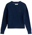 Tommy Hilfiger Bluse - Strik - Dark Night Navy Tommy Hilfiger Bluse - Strik - Dark Night Navy