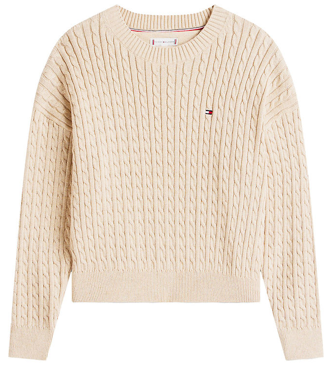 Tommy Hilfiger Bluse - Strik - Malted Milk Heather