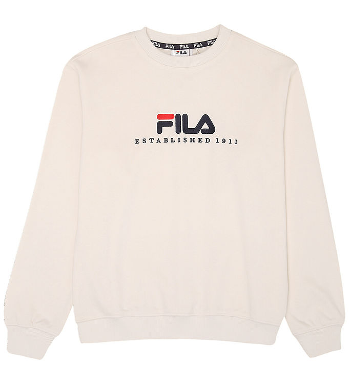 Fila Sweatshirt - Carisio - Egret m. Logo