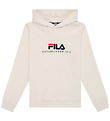 Fila Hættetrøje - Carisio - Egret m. Logo Fila Hættetrøje - Carisio - Egret m. Logo