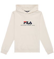 Fila Hættetrøje - Carisio - Egret m. Logo Fila Hættetrøje - Carisio - Egret m. Logo