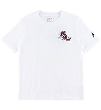 Jordan T-shirt - Hvid m. Print Jordan T-shirt - Hvid m. Print