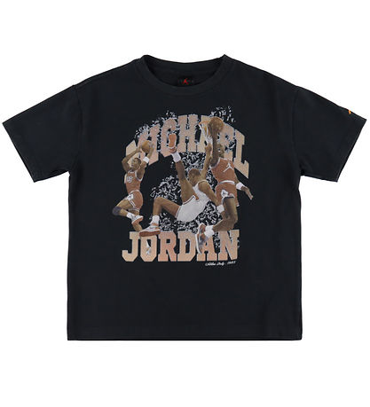 Jordan 티셔츠 - 검정 포함 프린트