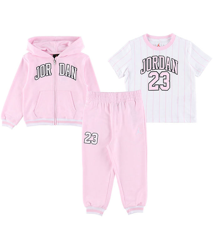 Jordan Sweatsæt - Pink Foam/Hvid