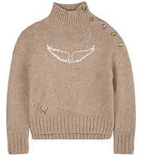 Zadig & Voltaire Blouse - Alma - Wool/Polyamide - China brown