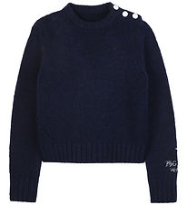 Zadig & Voltaire Blouse - Malta - Wool/Polyamide - Night w. Butt