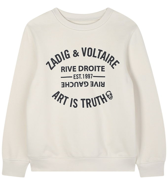 Zadig & Voltaire Sweatshirt - Simba - New Beige m. Print