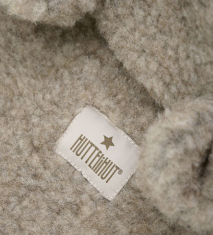 Huttelihut Elefanthue - Uld - Teddy - 2-lags - Camel Melange 