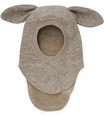 Huttelihut Elefanthue - Uld - 2-lags - Camel Melange m. Ører