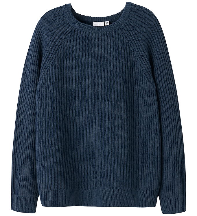 Name It Bluse - Strik - Rib - NkmVolly - Insignia Blue