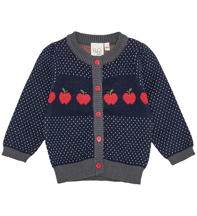 Flöss Cardigan - Strik - Esther - Navy Space