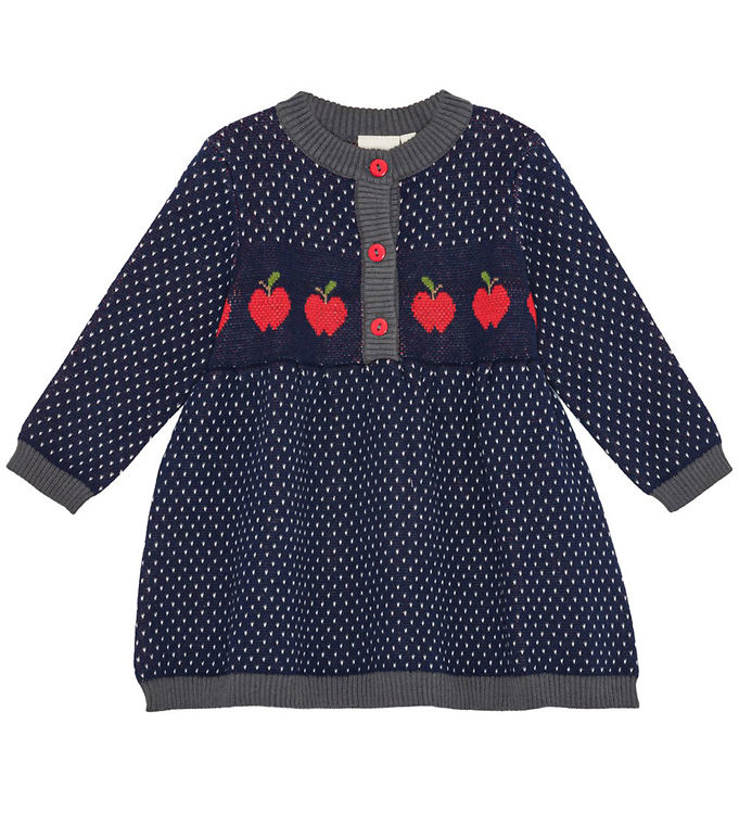 Flöss Kjole - Esther - Strik - Navy Space