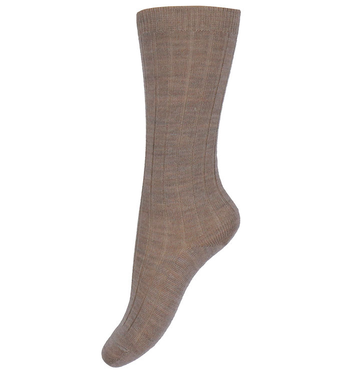 Condor Knæstrømper - Rib - Uld - Sand