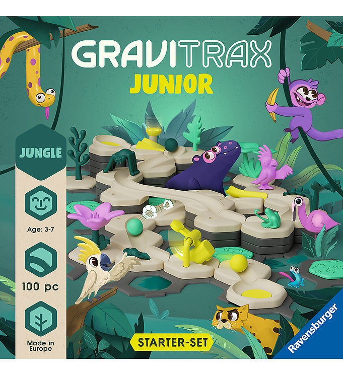 GraviTrax Junior Startersæt - 100 Dele - My Jungle