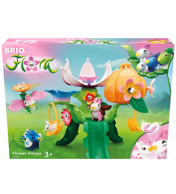 BRIO Flora - 25 Dele - Blomsterlandsby 36240