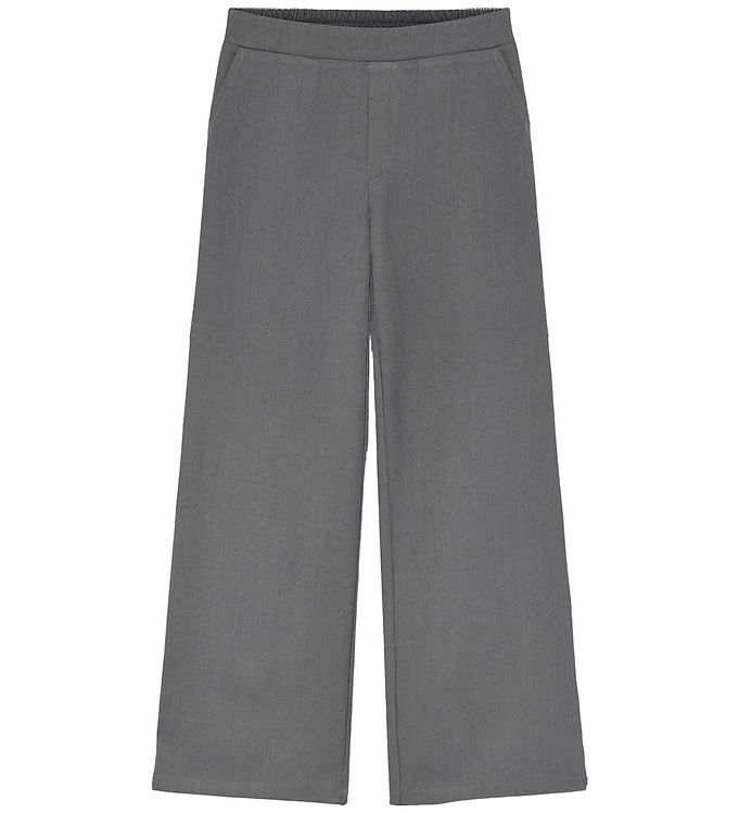 Grunt Bukser - GrBoulin - Plain - Grey