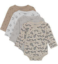 Pippi Baby Body l/æ - 4-pak - Rainy Day