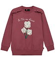LEGO® Wear Sweatshirt - LwSana - Rosa m. Blomster LEGO® Wear Sweatshirt - LwSana - Rosa m. Blomster