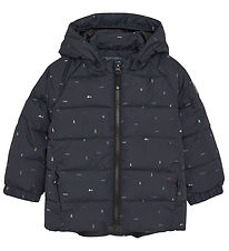 Color Kids Dynejakke - Phantom m. Print Color Kids Dynejakke - Phantom m. Print