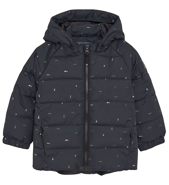 Color Kids Dynejakke - Phantom m. Print