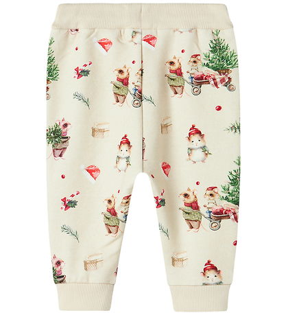 Name It Sweatpants - NbnRenu - Peyote Melange