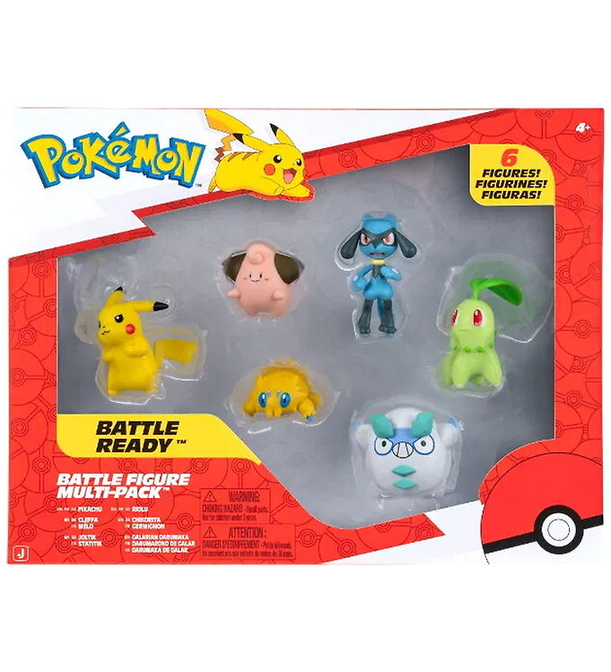 Pokémon Figurer - 6-Pak - Battle Figure