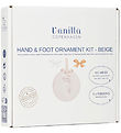 Vanilla Copenhagen Hånd- og Fodaftryksæt m. Bånd - Beige Vanilla Copenhagen Hånd- og Fodaftryksæt m. Bånd - Beige