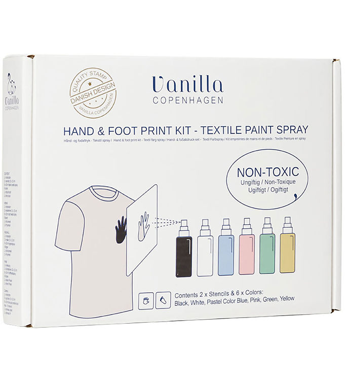 Vanilla Copenhagen Hånd- og Fodaftryk Sæt - Tekstilspray