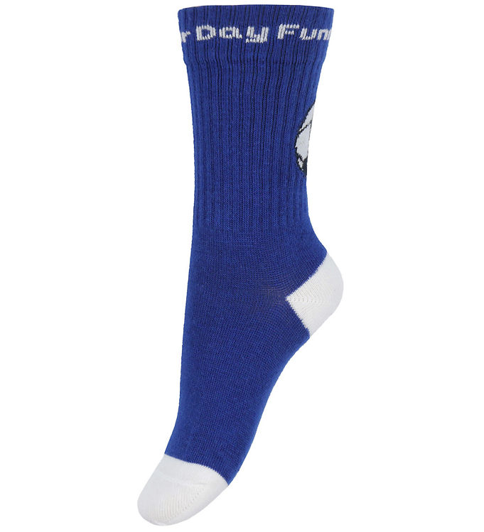 Melton Strømper - True Blue m. Fodbold
