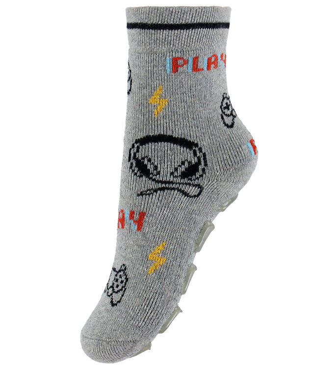 Melton Strømper - ABS - Gaming - Lysegråmeleret