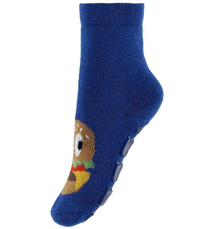Melton Strømper - ABS - Burger - True Blue