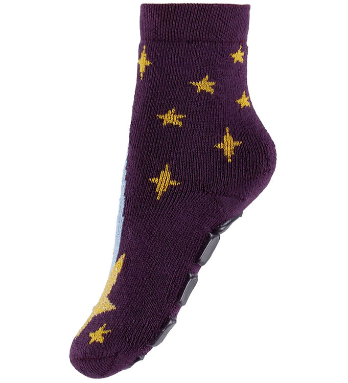 Melton Strømper - ABS - Shooting Star - Hortensia