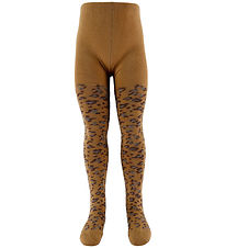 Melton Strømpebukser - Leopard - Biscuit Melton Strømpebukser - Leopard - Biscuit