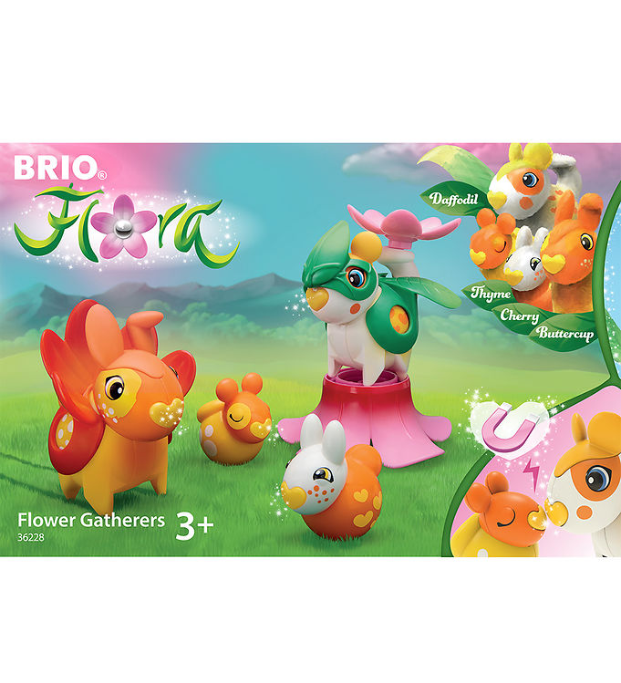 BRIO Flora Figurer m. Udklædningssæt - Blomstersamlere