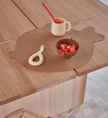 OYOY Dækkeserviet - Silikone - Placemat Little Finn - Rubber