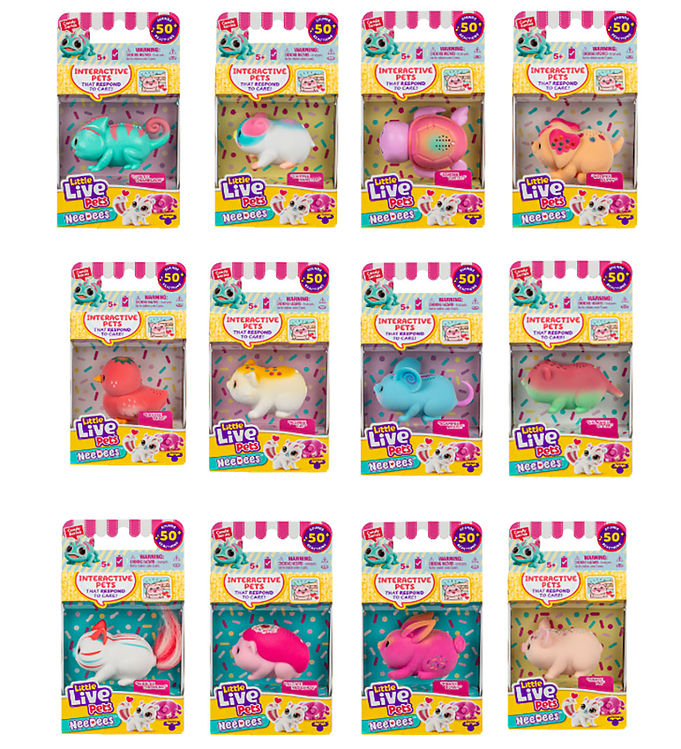 Little Live Pets Legetøjsdyr - Interaktiv - Needees - Assorteret