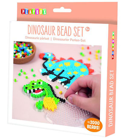 Playbox Perler - 2000 - 2 Perlepalder - Dinosaurer