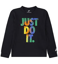 Nike Bluse - Sort m. Print Nike Bluse - Sort m. Print