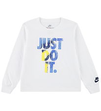 Nike Bluse - Hvid m. Print Nike Bluse - Hvid m. Print