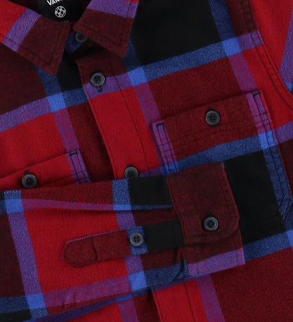 Vans Skjorte - Larkspur Plaid - Bordeaux/Sort
