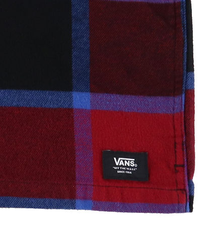 Vans Skjorte - Larkspur Plaid - Bordeaux/Sort