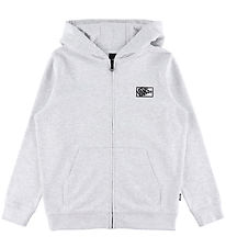 Vans Cardigan - By Blocked Box - Lysegråmeleret Vans Cardigan - By Blocked Box - Lysegråmeleret