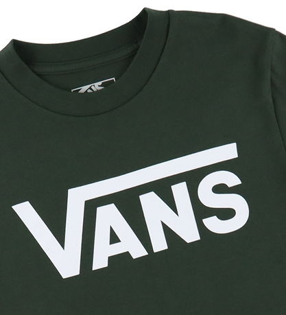 Vans T-shirt - Dired Green m. Logo