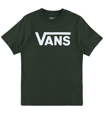Vans T-shirt - Dired Green m. Logo
