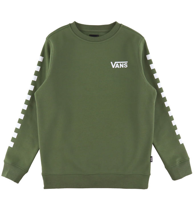 Vans Sweatshirt - Exposition Check II - Pine Forest m. Print