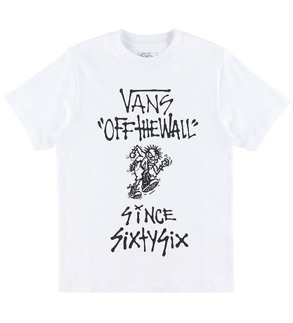 Vans T-shirt - Let Loose - Hvid m. Print