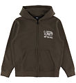 Vans Cardigan - Rippled - Coal Brown m. Print