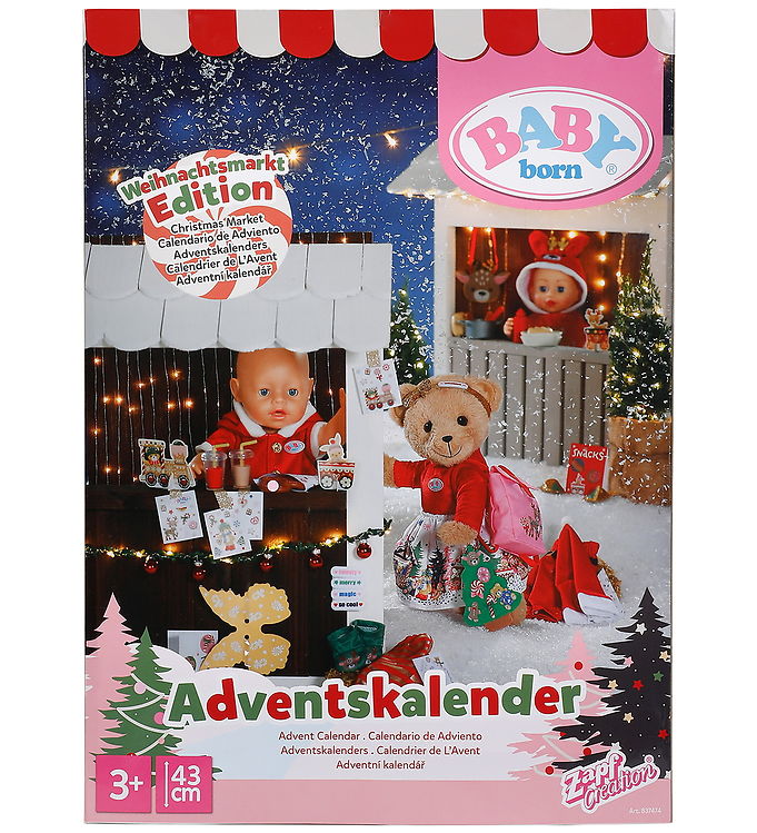 BABY Born Julekalender - 43 cm - 24 Låger